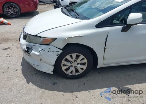2012 Honda Civic Lx from USA, damaged, VIN 2HGFB2F58CH587486
